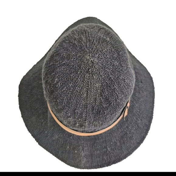 Mint By Goorin Women’s Black Woven One Size Summer Fashionable Beach Cruise Hat - Picture 9 of 13